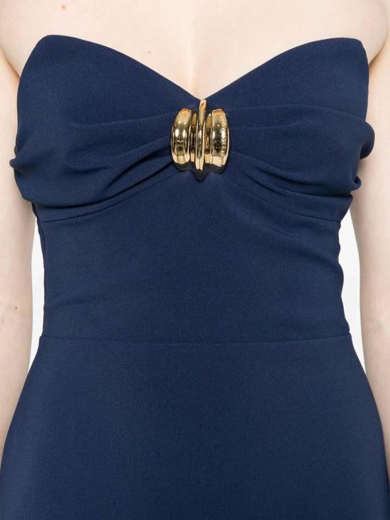 25SS 엘리자베타프랜치 미디 스커트 AB76951E2DC8OLTREMARE Blue - ELISABETTA FRANCHI