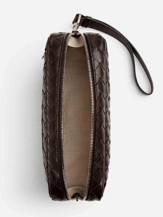 26SS 보테가베네타 인트레치아토 파우치 777390V2HL12145 Brown - BOTTEGA VENETA