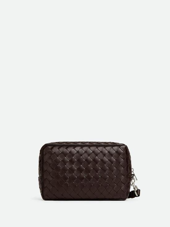 26SS 보테가베네타 인트레치아토 파우치 777390V2HL12145 Brown - BOTTEGA VENETA