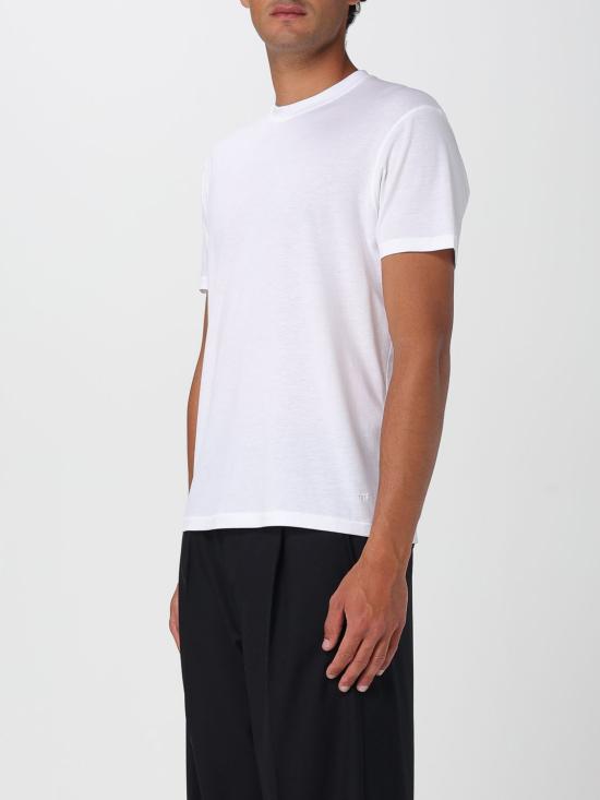 25FW 톰포드 반팔 티셔츠 JCS004JMT012 AW002 White - TOMFORD