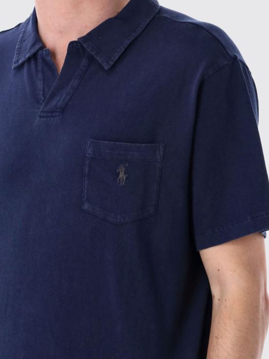 25FW 폴로 랄프로렌 폴로 티셔츠 710964512 001 Blue - POLO RALPH LAUREN
