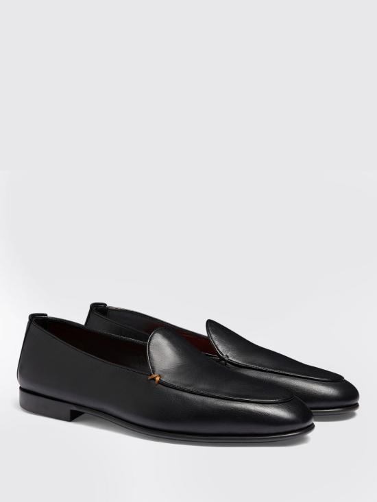 26SS 산토니 로퍼 MGEC19088SMOMMEM N01 Black - SANTONI