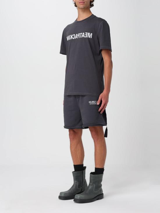 25FW 헬무트랭 반팔 티셔츠 O10HM514 V17 Grey - HELMUT LANG