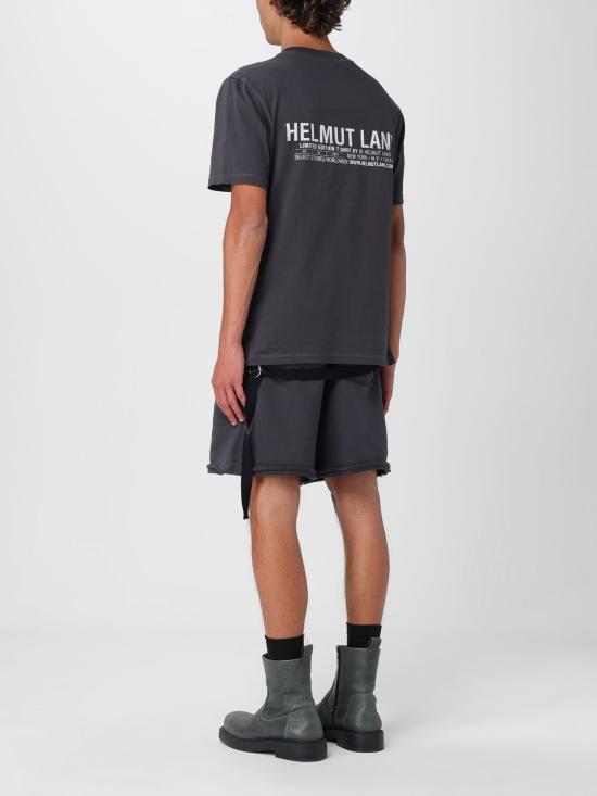 25FW 헬무트랭 반팔 티셔츠 O10HM514 V17 Grey - HELMUT LANG