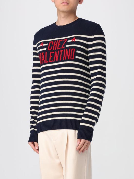 25FW 발렌티노 가라바니 스웨터 7V3KC34WB1W DYB Blue - VALENTINO GARAVANI