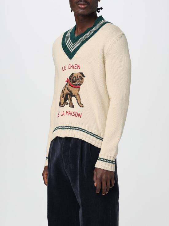 25FW 발렌티노 가라바니 스웨터 7V3KC35EB2M 581 Butter - VALENTINO GARAVANI