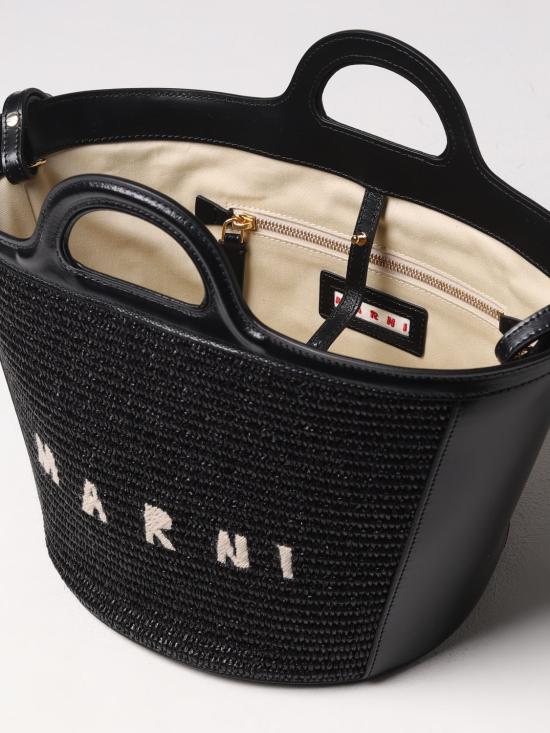 26SS 마르니 토트백 BMMP0068Q0P3860 00N99 Black - MARNI