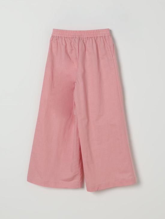 25FW [키즈] 트윈셋 스트레이트 팬츠 251GJ2400 00533 Pink - TWINSET