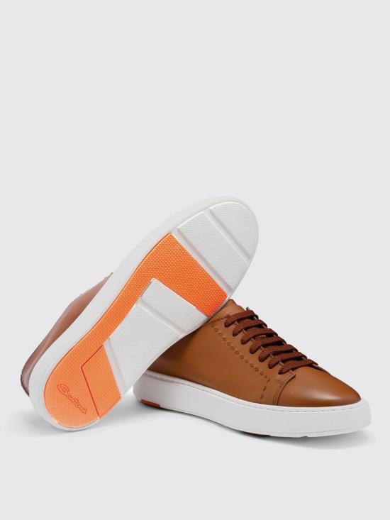 26SS 산토니 스니커즈 MBCD22065BARTAFB C50 Brown - SANTONI
