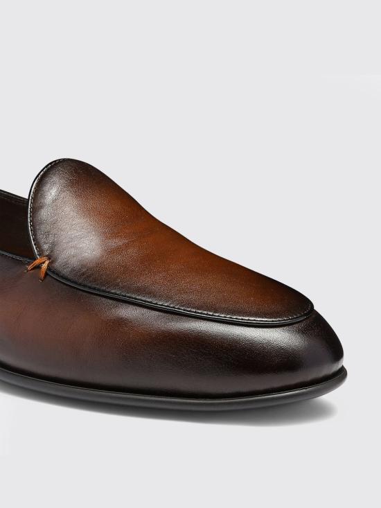 26SS 산토니 로퍼 MGEC19088SMOMMEM T50 Brown - SANTONI