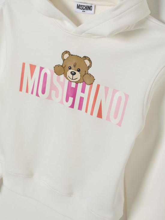 25FW [키즈] 모스키노 풀오버 HPF07KLCA52 10063 White - MOSCHINO