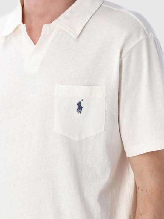 25FW 폴로 랄프로렌 폴로 티셔츠 710964512 002 White - POLO RALPH LAUREN