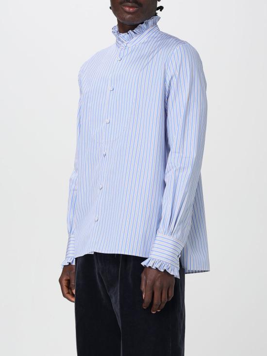 25FW 발렌티노 가라바니 긴팔 셔츠 7V3ABP76AYA SCJ Gnawed Blue - VALENTINO GARAVANI