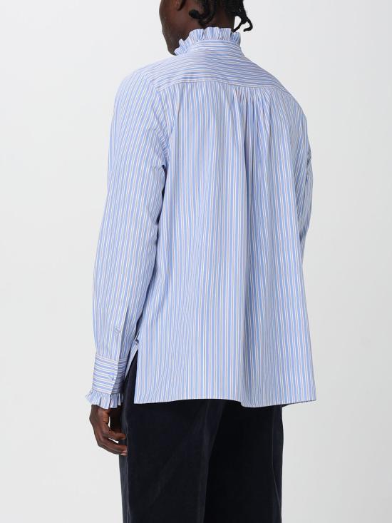 25FW 발렌티노 가라바니 긴팔 셔츠 7V3ABP76AYA SCJ Gnawed Blue - VALENTINO GARAVANI