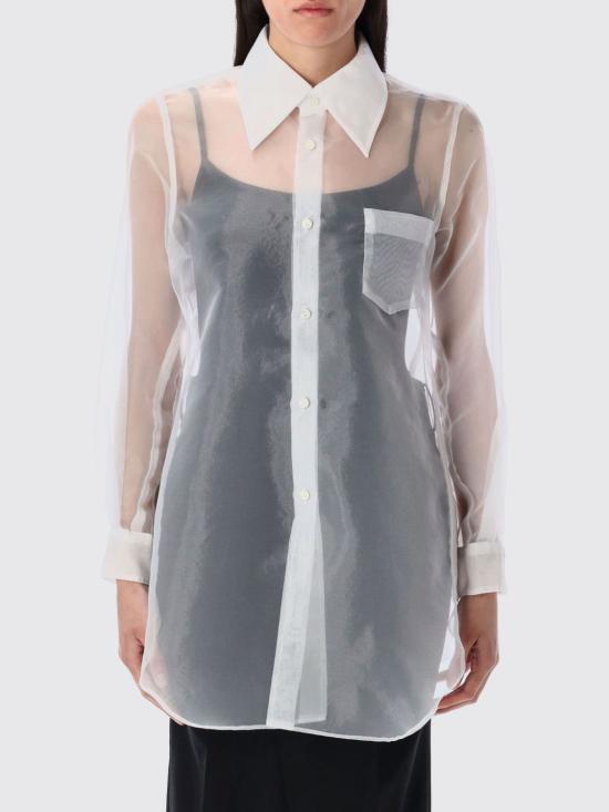 25SS 꼼데가르송 블라우스 GOB016051 2 White