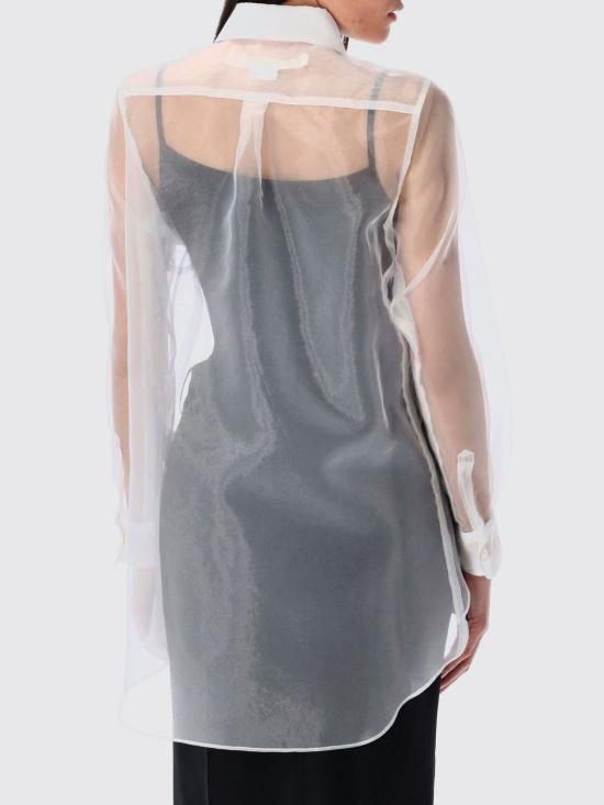 25SS 꼼데가르송 블라우스 GOB016051 2 White - COMME DES GARCONS