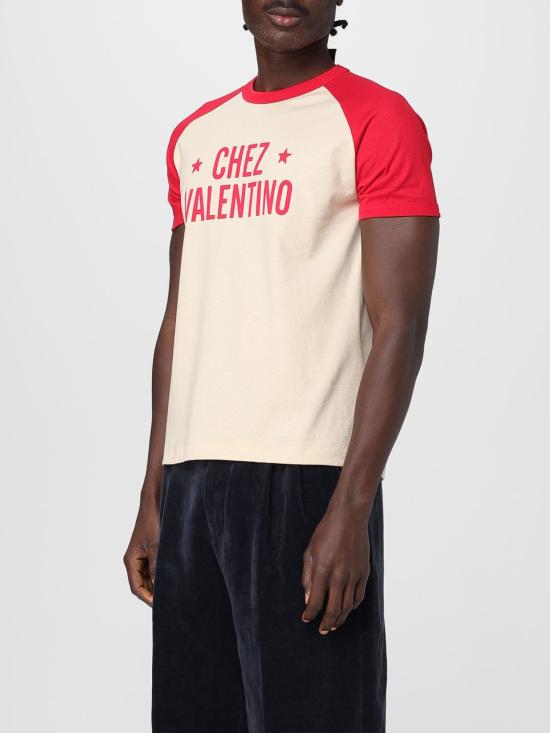 25FW 발렌티노 가라바니 반팔 티셔츠 7V3MG17DAYC CLB Red - VALENTINO GARAVANI