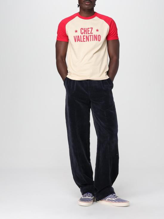 25FW 발렌티노 가라바니 반팔 티셔츠 7V3MG17DAYC CLB Red - VALENTINO GARAVANI