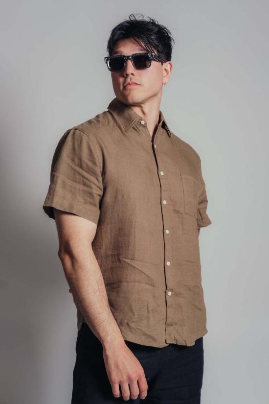  Alex Crane 반팔 셔츠 알렉스 크레인 올라 반팔 버튼업 아미 그린