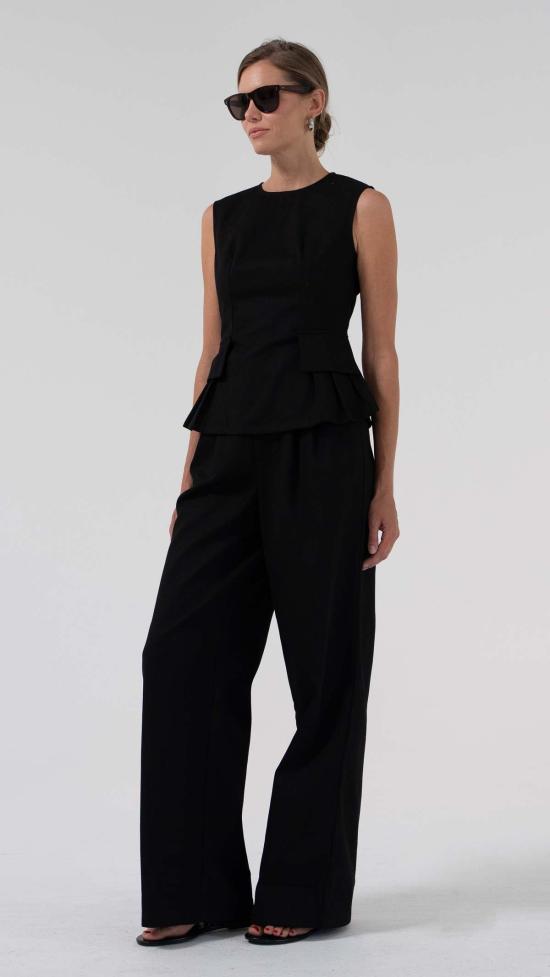  파렌테지 민소매 티셔츠 루실  블랙