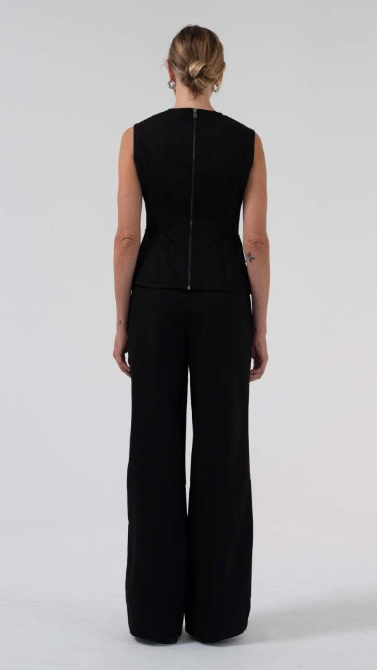  파렌테지 민소매 티셔츠 루실  블랙 - PARENTEZI