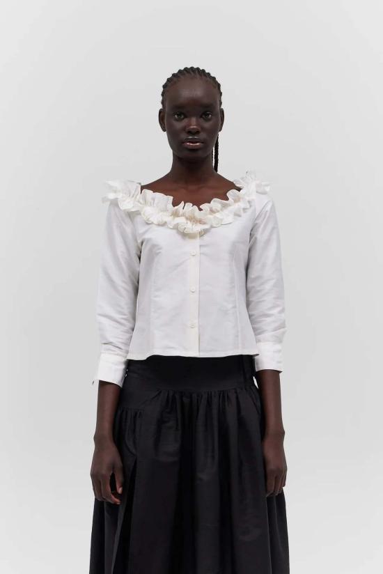  Chelsea Mak 블라우스 첼시 마크 아말리아 탑 화이트