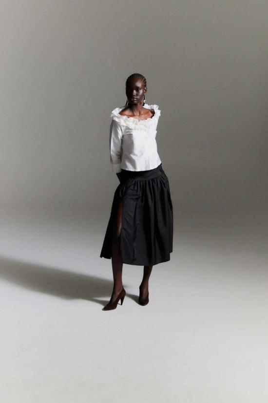  Chelsea Mak 블라우스 첼시 마크 아말리아 탑 화이트 - OTHER BRANDS