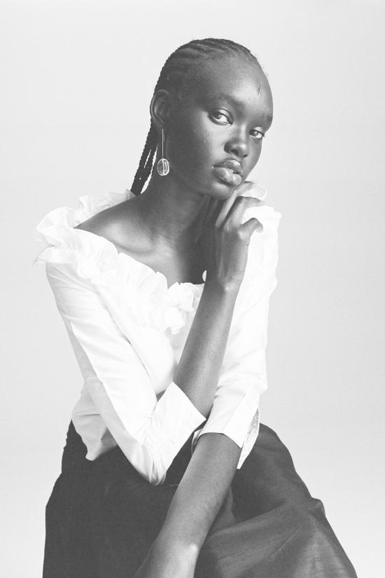  Chelsea Mak 블라우스 첼시 마크 아말리아 탑 화이트 - OTHER BRANDS