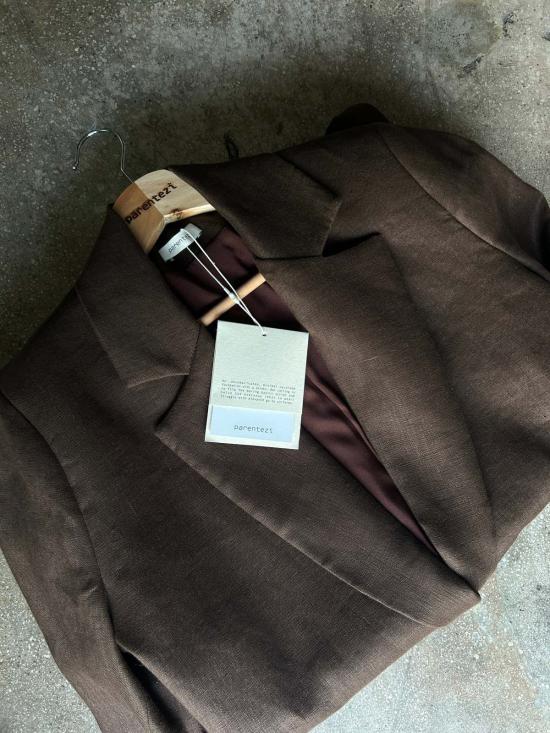  파렌테지 수트 자켓 아이노하 블레이저 초콜릿 - PARENTEZI