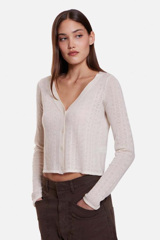  더 타일 클럽 가디건 타일 클럽 클레어 포인텔 카디건 - THE TILE CLUB