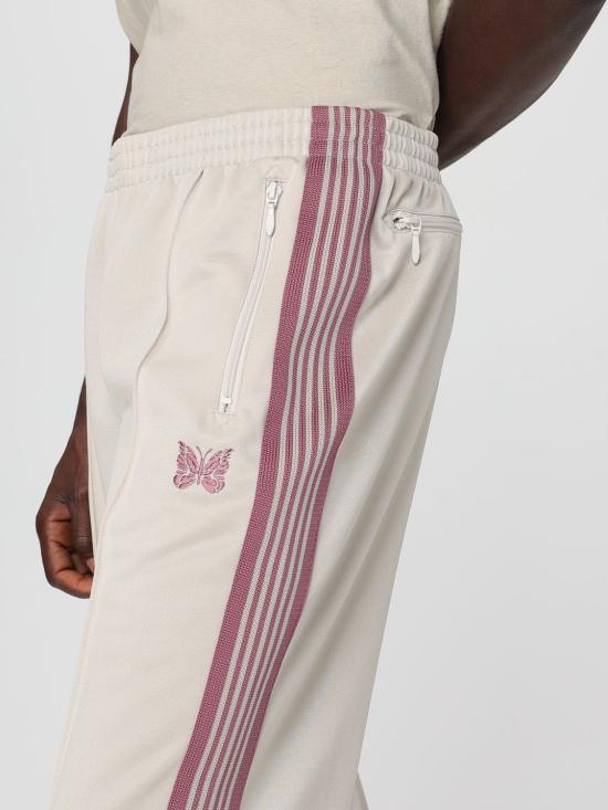 25SS 니들스 트레이닝/조거 팬츠 QV307 IVORY DOM - NEEDLES