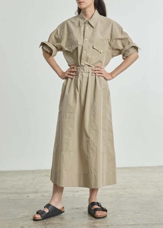  니콜슨&니콜슨 셔츠 니콜슨앤니콜슨 브렌다 우븐 셔츠 베이지