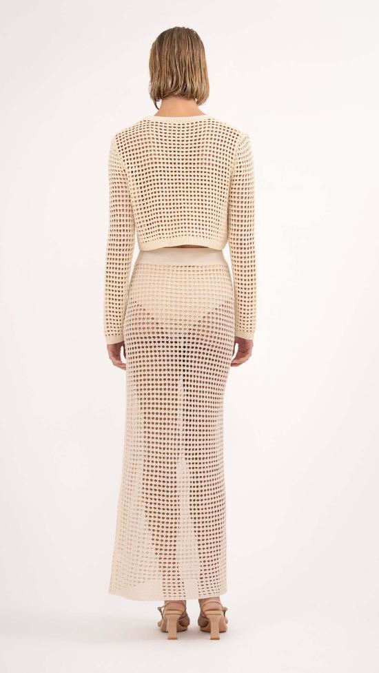  논살란트 레이블 롱 스커트 논샬런트 라벨 브리아나 맥시 스커트 베이지 - NONCHALANT LABEL