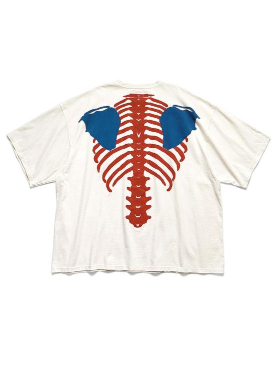  캐피탈 반팔 티셔츠 카피탈 저지 투톤 빅 포켓 티셔츠 - KAPITAL