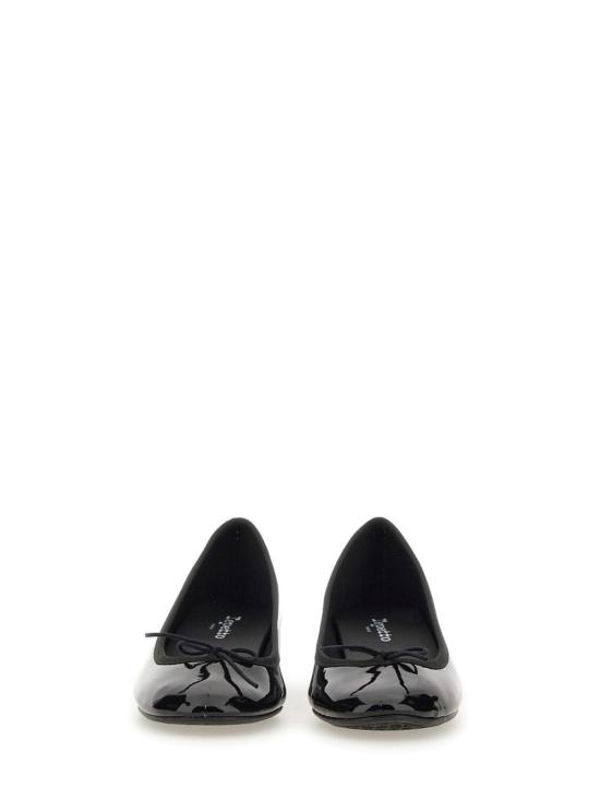 26SS 레페토 까미유 곰므 미들 힐 발레리나 V080VLUX410 Black - REPETTO