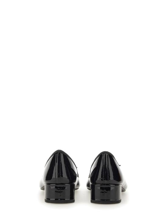 26SS 레페토 까미유 곰므 미들 힐 발레리나 V080VLUX410 Black - REPETTO