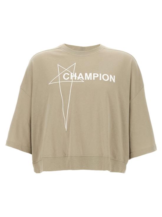 25SS 릭 오웬스 반팔 티셔츠 CM01E1677CHJG08 Gray