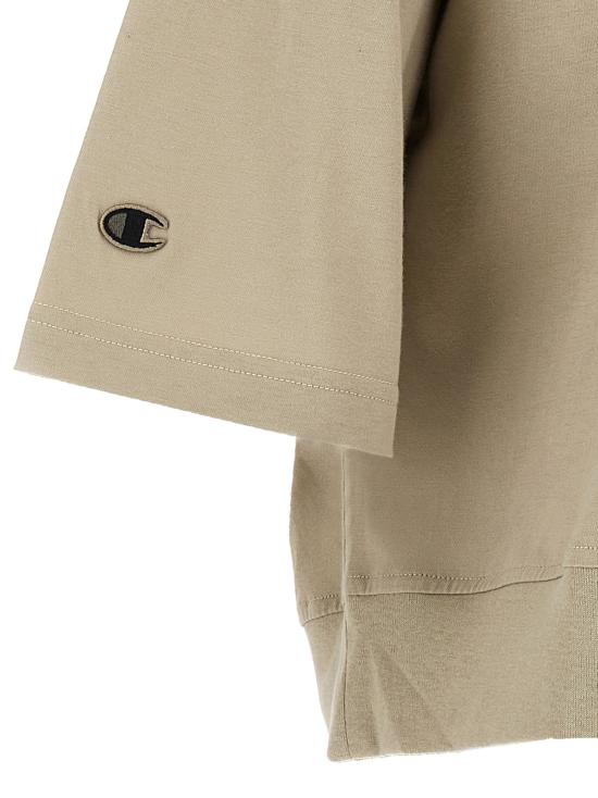 25SS 릭 오웬스 반팔 티셔츠 CM01E1677CHJG08 Gray - RICK OWENS