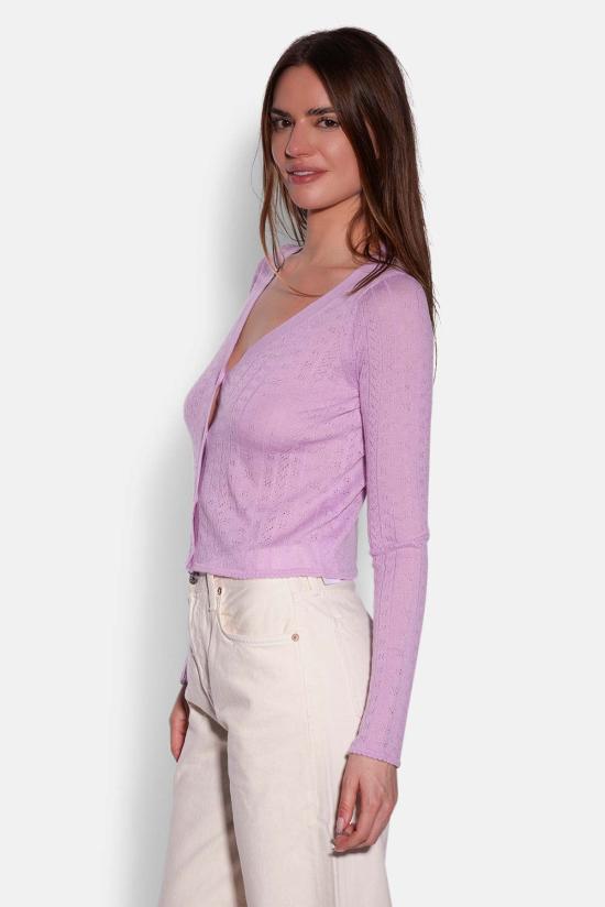  더 타일 클럽 가디건 타일 클럽 클레어 포인텔 카디건 - THE TILE CLUB