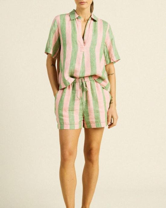  트로바타 숏팬츠 찰리 숏 수박 스트라이프 - TROVATA