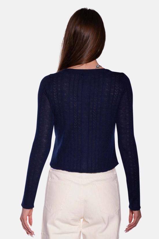  더 타일 클럽 가디건 타일 클럽 클레어 포인텔 카디건 - THE TILE CLUB