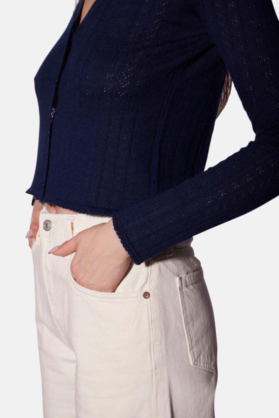  더 타일 클럽 가디건 타일 클럽 클레어 포인텔 카디건 - THE TILE CLUB