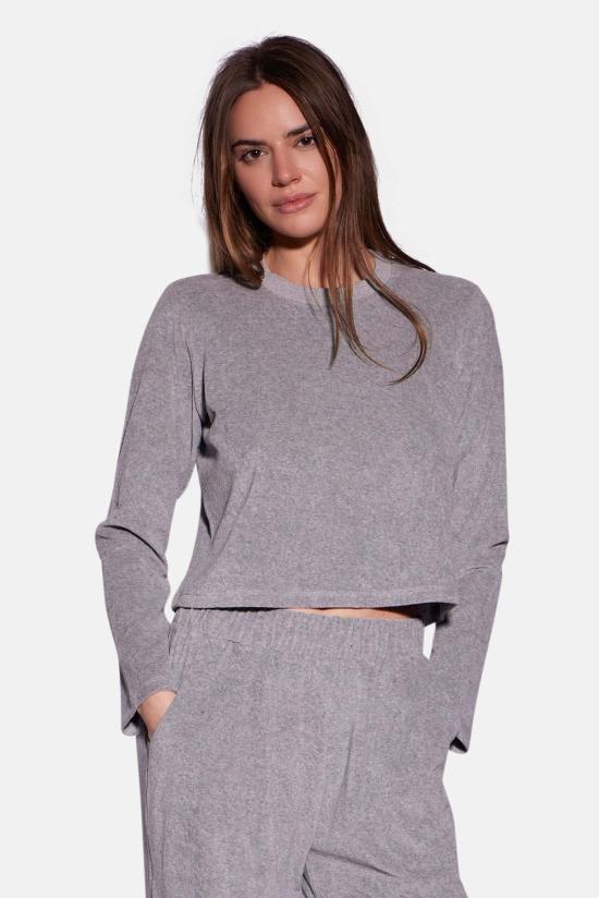  더 타일 클럽 긴팔 티셔츠 타일 클럽 조르디 테리 롱슬리브 탑