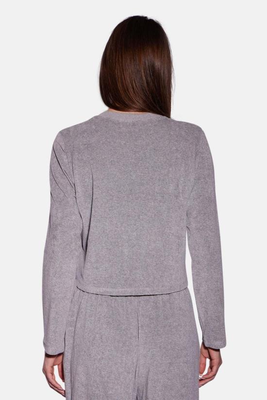  더 타일 클럽 긴팔 티셔츠 타일 클럽 조르디 테리 롱슬리브 탑 - THE TILE CLUB