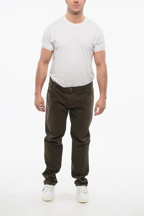  꼬르넬리아니 스트레이트 팬츠 824JF2 8820147 031 Military Green - CORNELIANI
