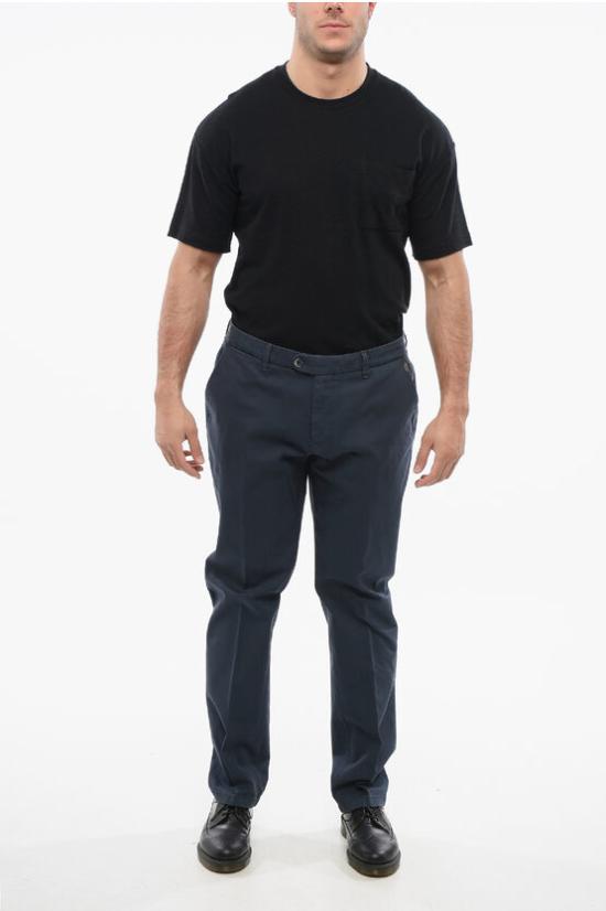  꼬르넬리아니 치노 팬츠 774EG6 6120161 001 Blue - CORNELIANI