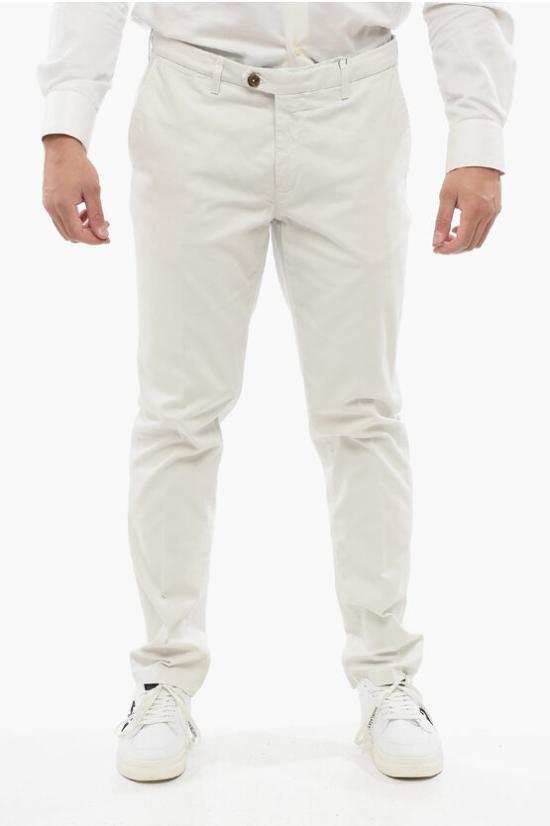  꼬르넬리아니 치노 팬츠 834ET1 9120166 074 White