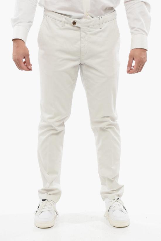  꼬르넬리아니 치노 팬츠 834ET1 9120166 074 White