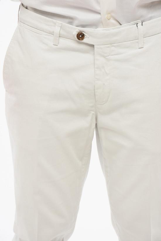  꼬르넬리아니 치노 팬츠 834ET1 9120166 074 White - CORNELIANI