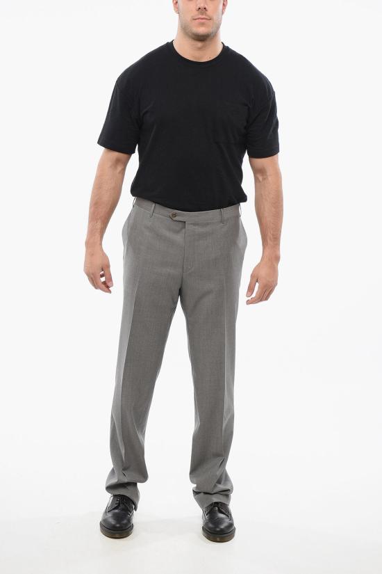  꼬르넬리아니 스트레이트 팬츠 835263 9118150 017 Gray - CORNELIANI